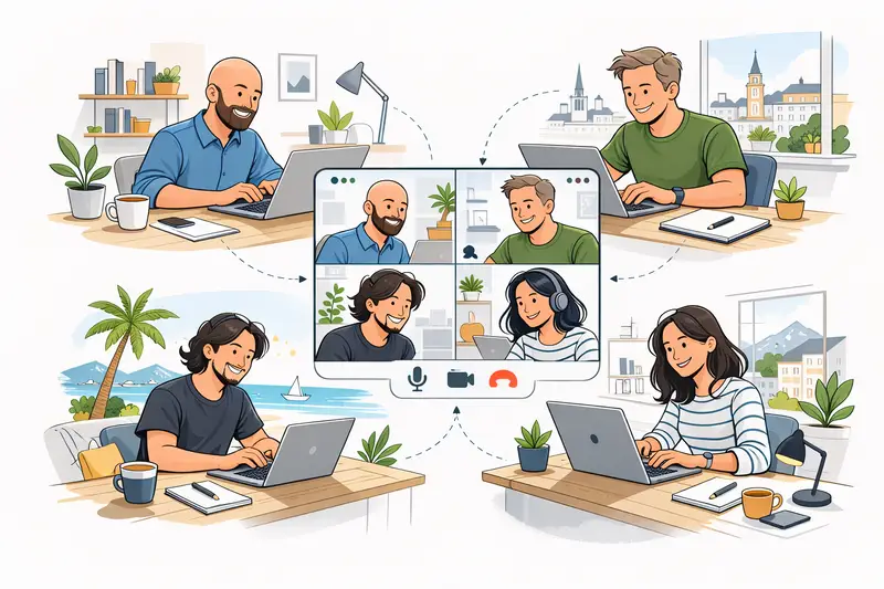 Distributed team collaboration